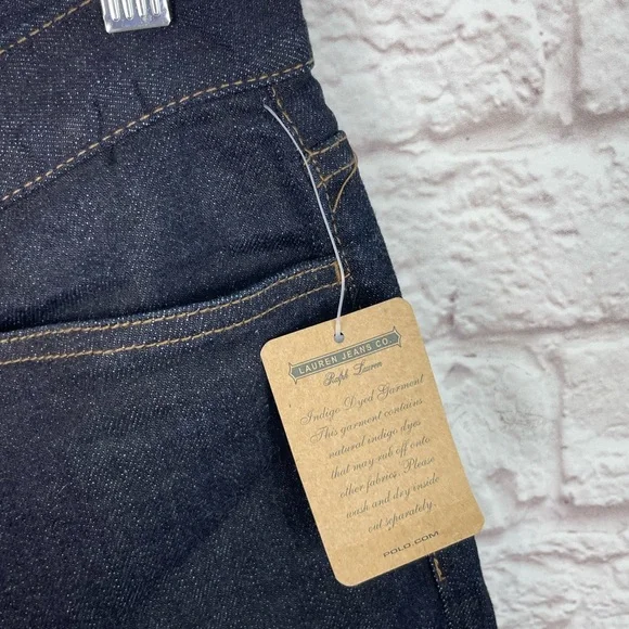 Lauren Jeans Co. Ralph Lauren Classic Nolita Mid-Calf Capri Y2K Jeans Size 10 - Picture 6 of 6